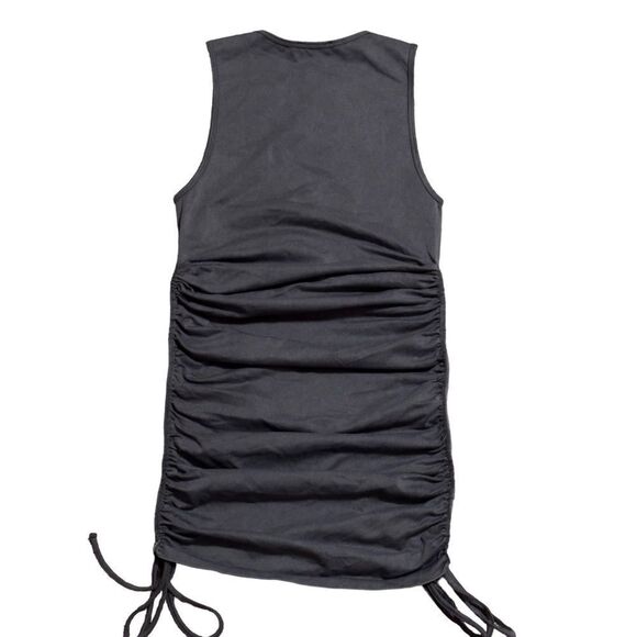 ZARA Ruched Bodycon Dress Size M-L NWOT - Picture 3 of 10